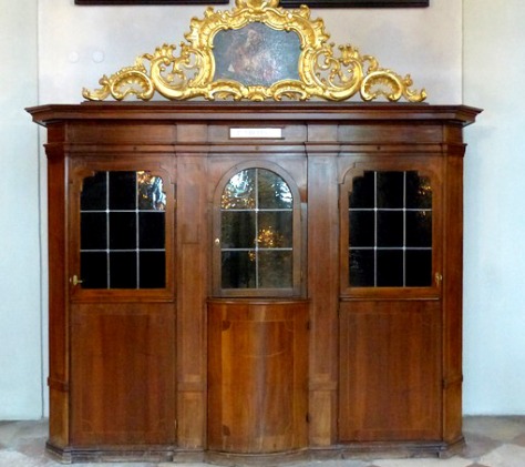 A modern confessional in one of thousands of churches.